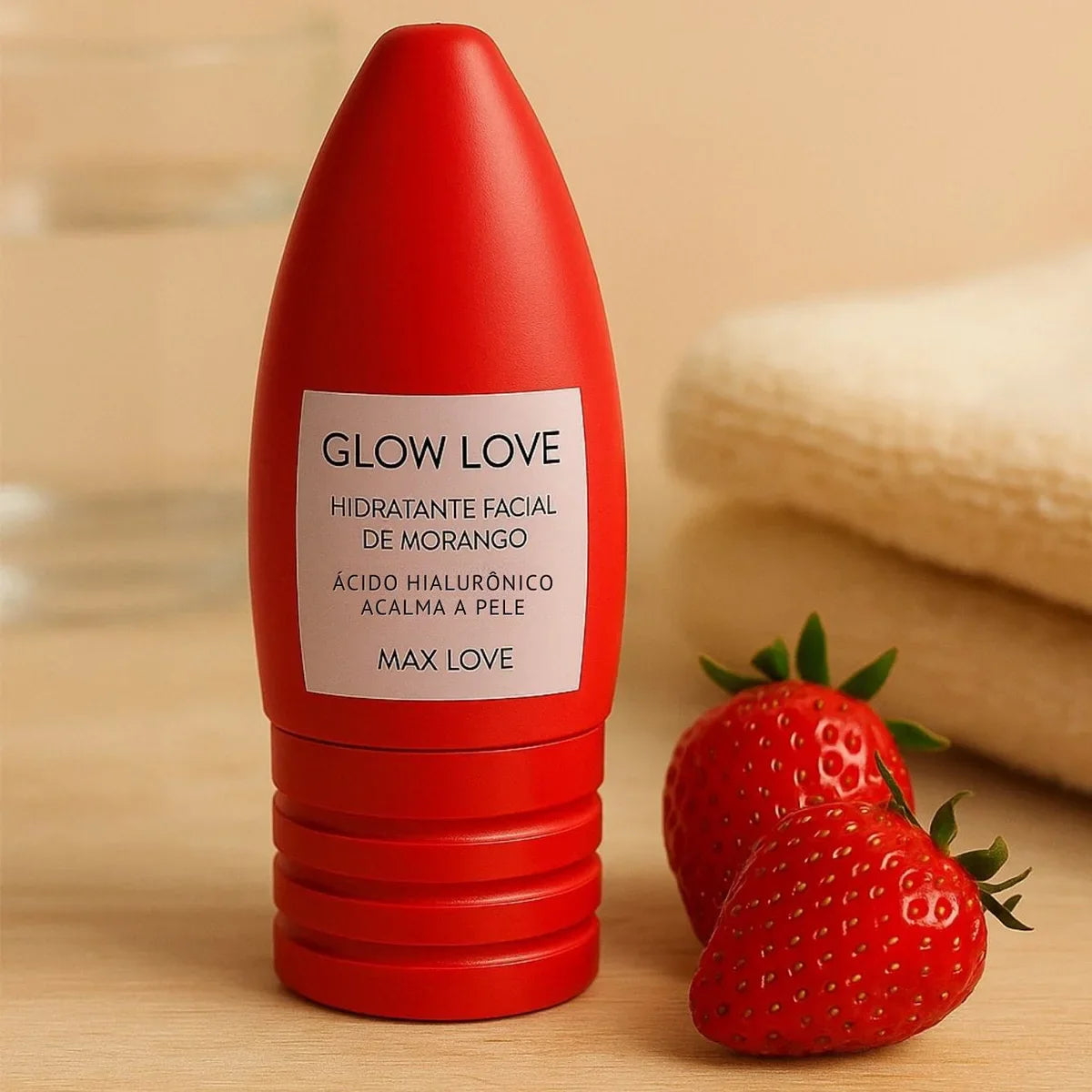 Hidratante Facial Glow Love Morango 60g