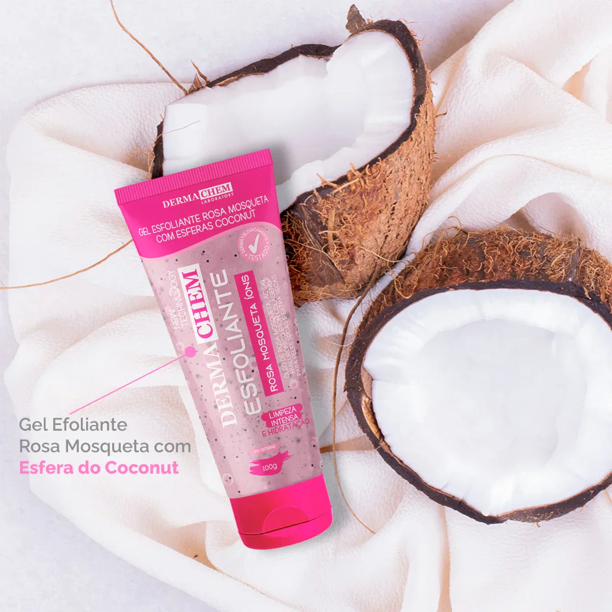 Gel Esfoliante Rosa Mosqueta 100g