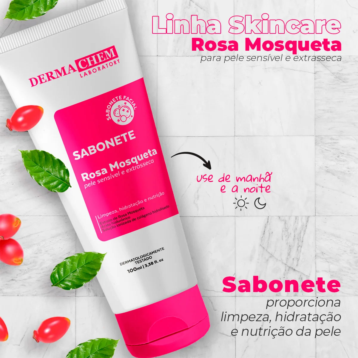 Sabonete Facial Peles Sensíveis e Extrasseca