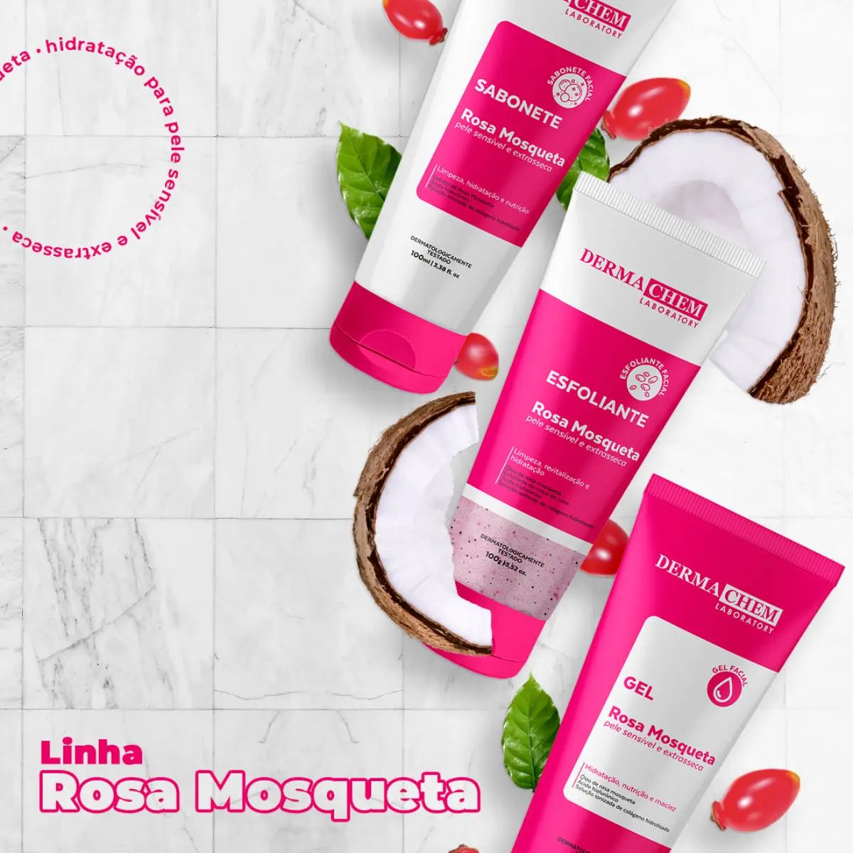 Gel Esfoliante Rosa Mosqueta Dermachem 100g