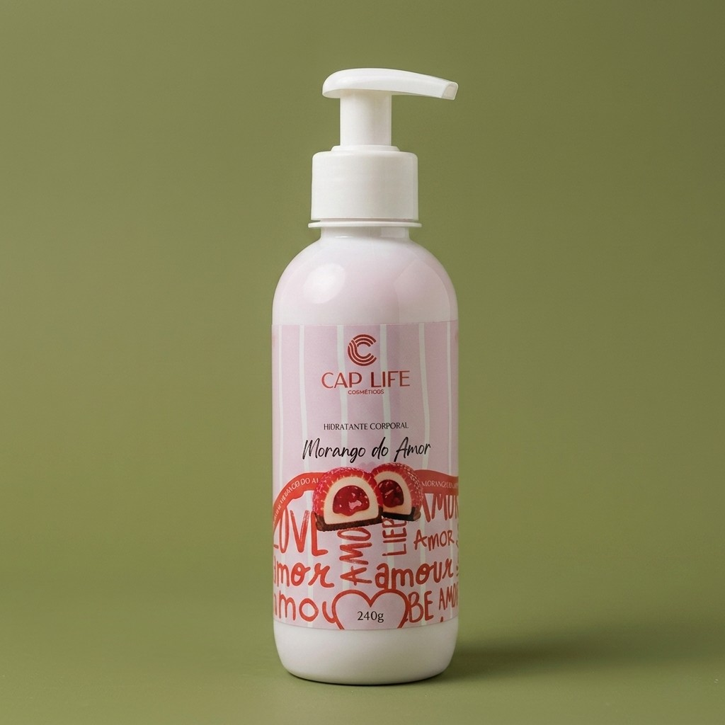 Hidratante Facial e Corporal Morango do Amor 240g
