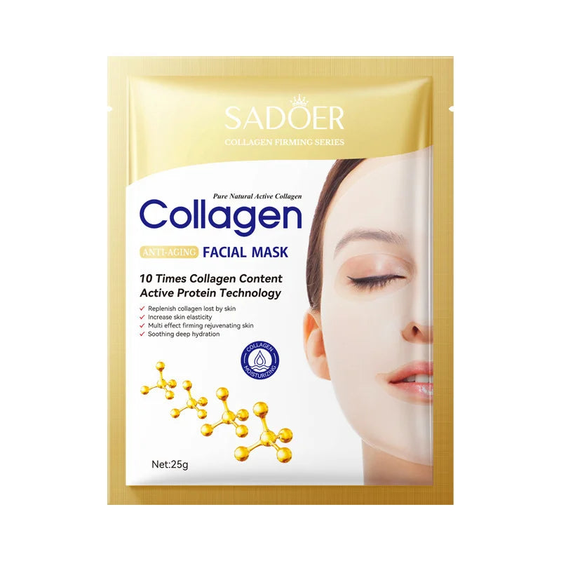 Máscara Facial de Colágeno Anti-idade - 10un