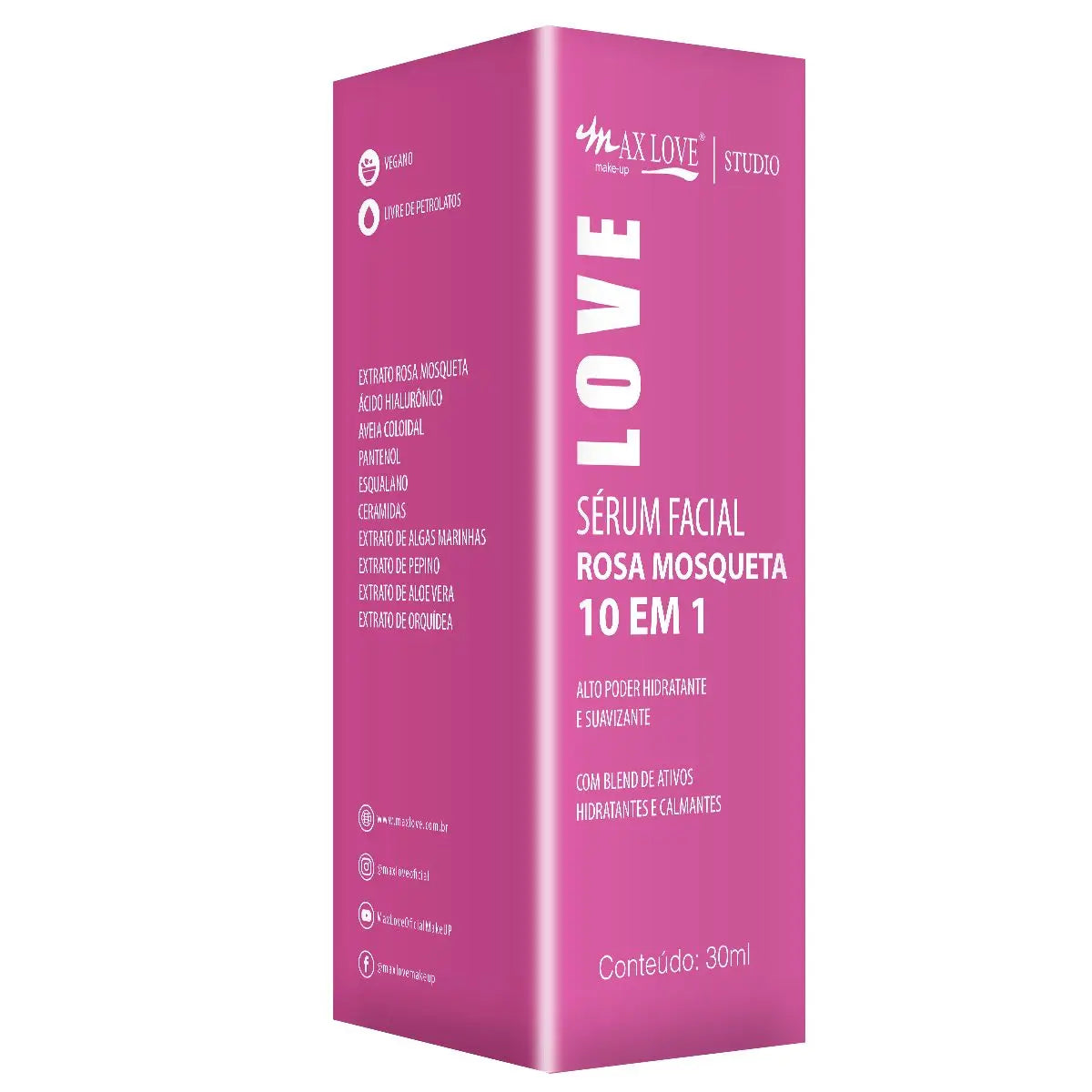 Sérum Facial Rosa Mosqueta 10 em 1