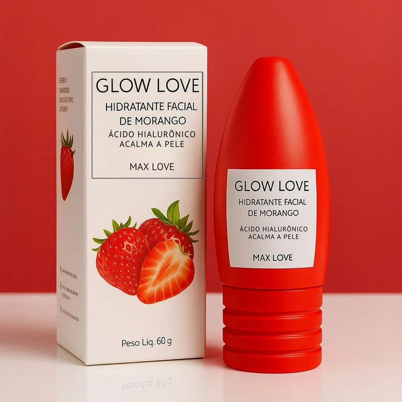 Hidratante Facial Glow Love Morango 60g