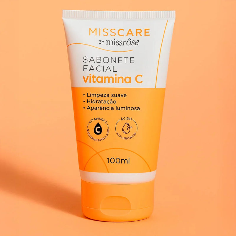 Sabonete Facial Vitamina C Miss Rôse 100ml