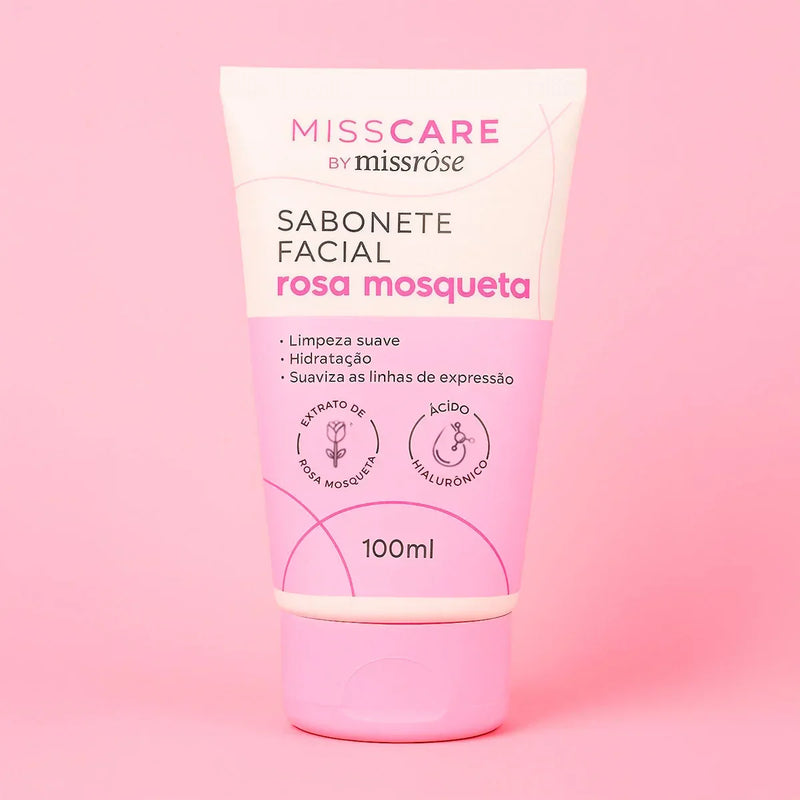 Sabonete Facial Rosa Mosqueta Miss Rôse 100ml