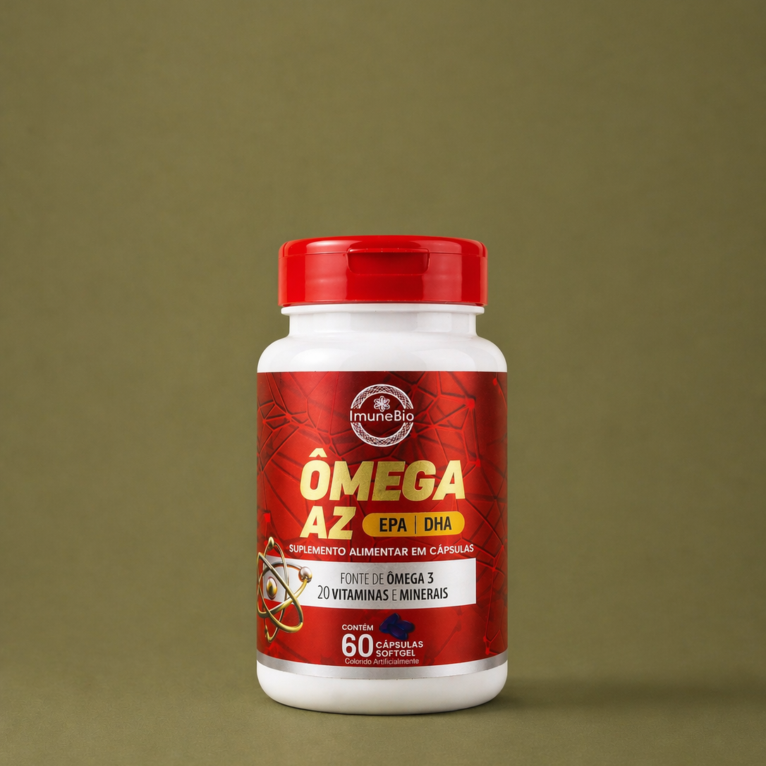 Ômega 3 A-Z Premium | 20 Vitaminas e Minerais + EPA & DHA